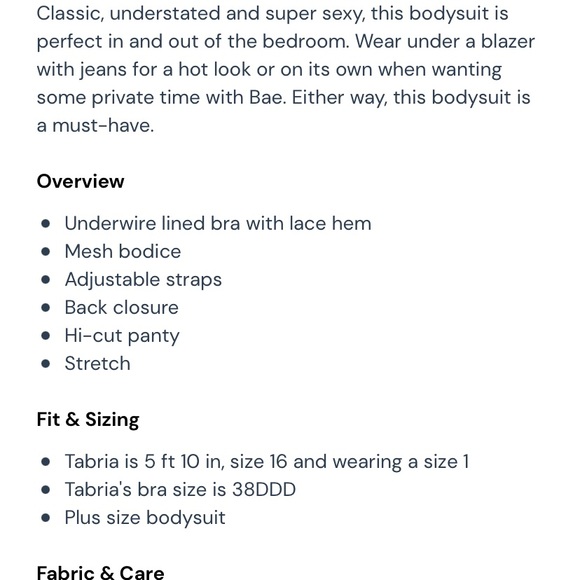 NWT plus size lingerie - Picture 3 of 7